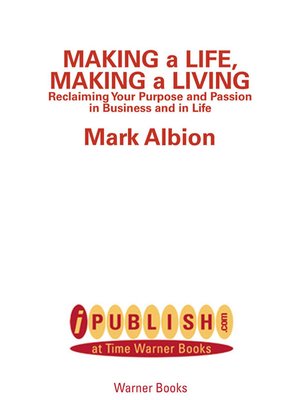 cover image of Making a Life, Making a Living